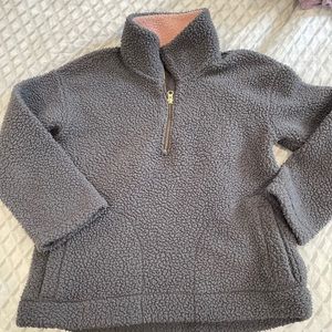 Old Navy cropped cozy Sherpa sweatshirt